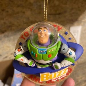 SET OF 3 TOY STORY CHRISTMAS ORNAMENTS